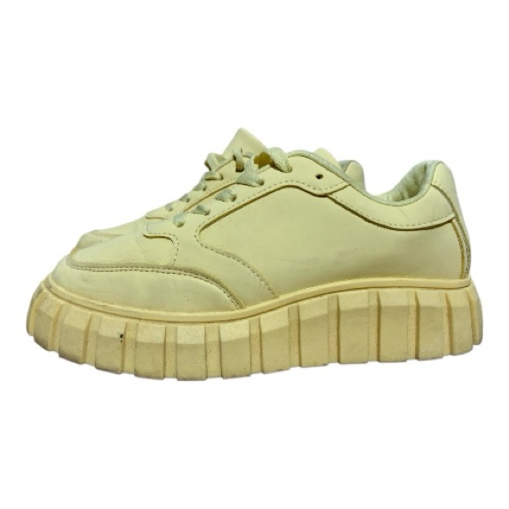 Yellow ELA Platform Sneakers Size 6